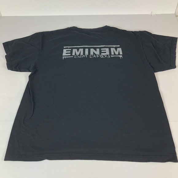 Eminem The Marshall Mathers LP 2 Men's Medium Black Graphic Print Slim Shady Tee - Picture 6 of 10